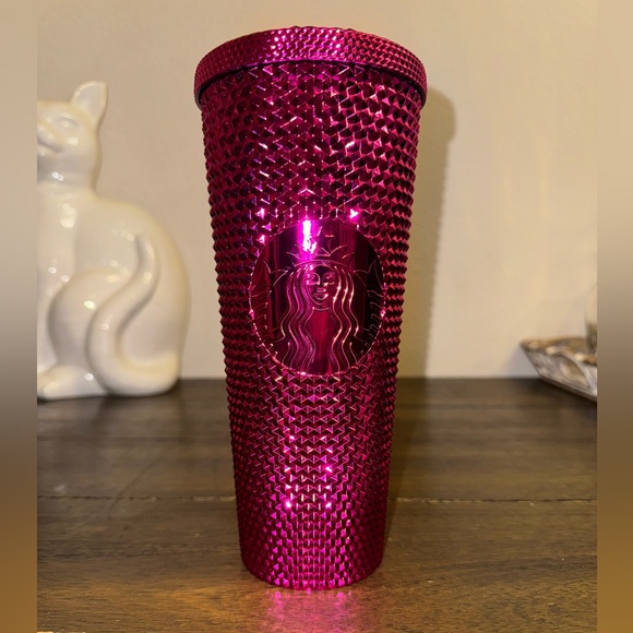 Starbucks Sangria Studded Tumbler 2022 Fall Winter Holiday Bling 24 oz - Venti - Picture 4 of 6
